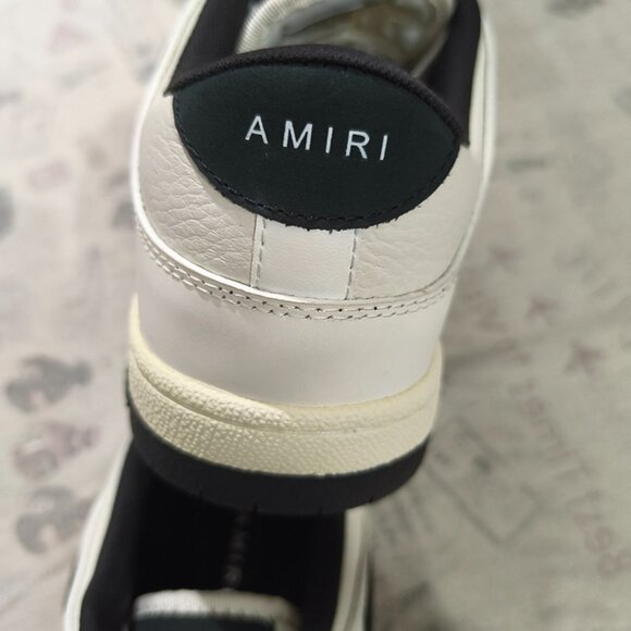 Amiri Signature Sneaker With Skel Leather Applique And Perforated Detailing - Picture 7 of 8
